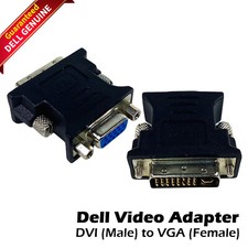 Lot of 4 Dell Wyse 941425-01L DVI (Male) To VGA (Female) Adapter Black WJNY3 picture