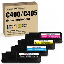 C400 C405 Toner Cartridge for Xerox Versalink C400D C405N C400DN C405D 4 Pack picture