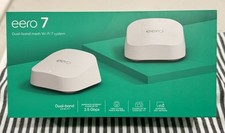 Amazon eero 7 Dual-Band Mesh Wi-Fi 7 System (2-Pack), Up to 2.5Gbps, 4,000 sq.ft picture