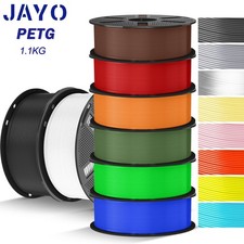 JAYO 1.1KG PETG 3D Printer Filament 1.75mm High Stability Clog-Free Multicolor picture