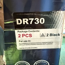 2 Pk EZink DR730 BDR730 Drum Unit for Brother HL-L2350DW HL-L2395DW HL-L2370DW  picture