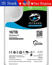 New Seagate ST16000VE000 SkyHawk AI 16TB SATA 6Gbps 3.5