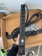 APC AP7901 Switched Rack PDU 8-Outlet NEMA L5-20P 100/120V Black 1U picture