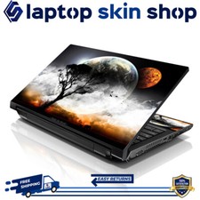 Laptop Skin Sticker Notebook Decal Cover Earth Moon for Dell Apple Asus 17