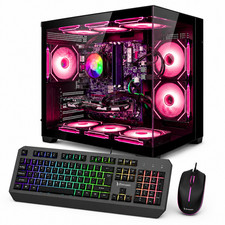 ARBG Gaming PC GeForce RTX 5060, Intel i9, 32GB RAM, 1TB SSD, Win11 WiFi6 picture