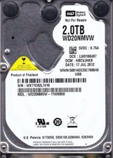 WD20NMVW-11W68S0 dcm: HBCVJHKB sn: WX71C6 2TB Thailand JUL / 2012 USB 3.0 B18-15 picture
