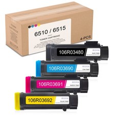 6510 / 6515 Extra High Capacity Toner Cartridge 4-Pack (1BK/1C/1M/1Y) picture