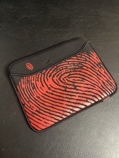 Timbuk2 Red Special Edition iPad Scuba Sleeve Carrying Case 10” Thumbprint AIDS picture