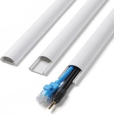 ZhiYo Cord Hider 39in(3X L13in), Cable Medium 39in (3x White  picture