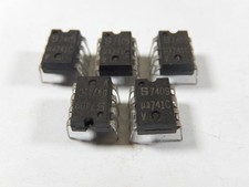 5pcs SIGNETICS ua741C OP AMP DIP-8 PIN IC INTEGRATED CIRCUITS LOT picture