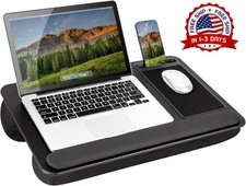 Escritorio portátil Home Office Pro con reposamuñecas y alfombrilla para ratón picture