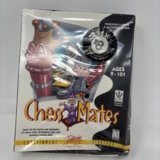 Sealed Vintage Chess Mates by Interplay PC/Mac CD-ROM 1998 Big Box Game Software picture