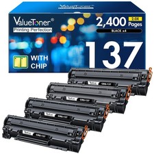 Valuetoner Compatible Toner Cartridge Replacement for Canon 137 Black Toner C... picture
