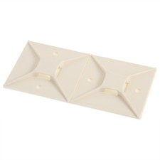 PANDUIT Mount Base with Rubber Adhesive Tape White 50 Pieces picture