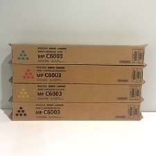 Ricoh MP C6003 OEM Toner Cartridge Set KYMC 841849 841850 841851 841852 NEW picture