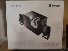 Edifier M201BT Bluetooth AUX Multimedia PC Speakers/Subwoofer System black picture