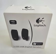 NEW Logitech S-150 USB Digital Computer Speakers 980-000028 Black PC Laptop picture