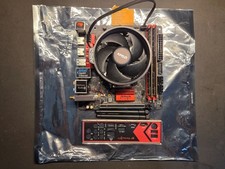 ASRock AB350 Gaming-ITX/AC Motherboard (P5.30) + Ryzen 5 2400G + 16GB RAM + IO picture