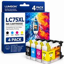 LC75XL High Yield 4Pack Ink Cartridge Compatible For LC75 LC71 LC79 XL MFC-J425W picture