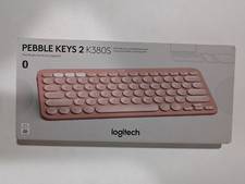 Logitech Pebble Keys 2 K380s Multi Device Bluetooth Keyboard Pink. New Sealed picture