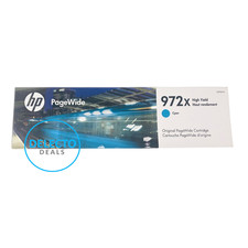 GENUINE HP 972X High Yield CYAN PageWide Cartridge L0R98AN NEW SEALED Box 2027 picture