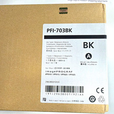 Canon PFI-703BK Genuine/Original Black 700ml Ink Tank for iPF810 picture
