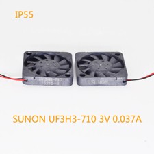 10pcs SUNON UF3H3-710 3V 0.037A 1703 1.7cm Mini Brushless DC Cooling Fan Black picture