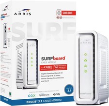Arris SURFboard SB8200 DOCSIS 3.1 Cable Modem - WHITE (No Power Adapter) picture