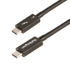 StarTech TBLT4MM50CM 1.6Ft Thunderbolt 4 8K Cable 100W PD Black picture