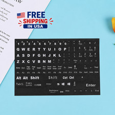 1x Universal English Keyboard Stickers Replacement Letters Computer Laptop PC. picture