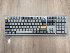 Keychron Q6 Full Size Mechanical Keyboard Grey Yellow Wired Red Switch PC Mac picture