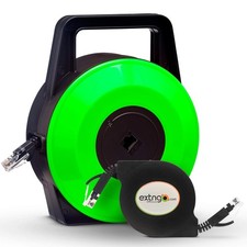 Retractable Network Cable Extender, 33 Feet - CAT 6 Ethernet Cable Flat-Portable picture