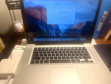 Apple MacBook Pro 15in Silver Core 2 Duo 2.53GHz 4GB 320GB HDD El Cap picture