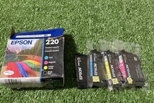 Epson Genuine Ink Cartridges 220 Standard Black, Cyan, Magenta & Yellow 5pk Open picture