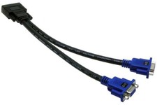 DMS-60 LFH to Dual VGA Splitter Cable New picture