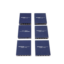 SEE NOTES 6 X NETGEAR ProSafe FS105 5-Ports 10/100 Ethernet Desktop Switch picture