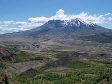 Landscape mount st helens volcano mountains wilderness Custom Gaming Mat Desk picture