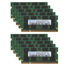 Samsung Kits 10pcs 2GB 2Rx8 PC2-6400 DDR2 800Mhz CL6 SODIMM Laptop Memory RAM #D picture