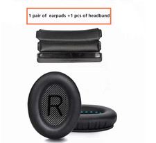 Headband + Earpads for Bose QuietComfort QC35 QC15 QC45 QC25 Q35 II Black 1 Pair picture