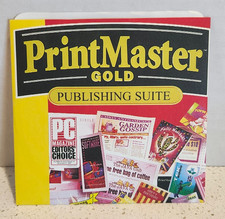 Printmaster Gold Publishing Suite 2001 Vintage Windows 95 / 98 picture