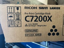 Genuine Ricoh Pro C7200X Black Toner Cartridge 828528 picture