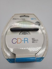 Memorex 10PK CD-R 52X 700MB 80min 10 pack CD-R Discs NEW  Sealed 2009 picture