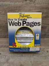 Professor Teaches How To Create Web Pages for Windows XP 2000 ME 98 NT VINTAGE picture