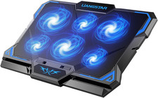 Laptop Cooling Pad, Laptop Cooler with 6 Quiet Led Fans for 15.6-17 Inch Laptop picture