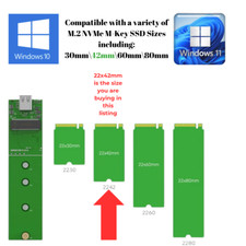 M.2 SSD 16GB NVME with Windows 11 or 10 UEFI 64 Installed 2242 PRO picture