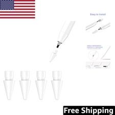 4-Pack of White Silicone Rubber Tips for K10 Stylus Pen - Perfect for Tablets picture