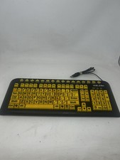 KEYS-U-See (YKB-LP-YUSBPS2) LARGE Print Keys Keyboard USB Connection Wired picture
