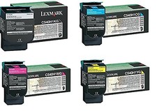 Genuine Lexmark C540H1KG C540H1CG C540H1MG C540H1YG Toner set, We Ship Fast picture