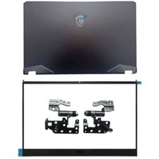 New for MSI GE76 Raider 10SGS SFS MS-17K1 LCD Back Cover+Front Bezel+Hinge Black picture