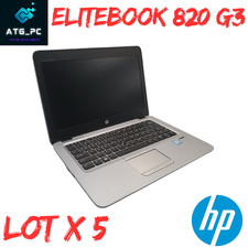 Lot x 5 HP EliteBook 820 G3 Laptop i5-6TH GEN No RAM/BAT/SSD/Charger/BIOs Locked picture